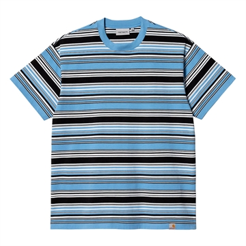 Carhartt WIP T-shirt Lafferty s/s Stripe Piscine